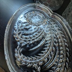Anchor Hocking Elegant Clear Glass Serving Tray